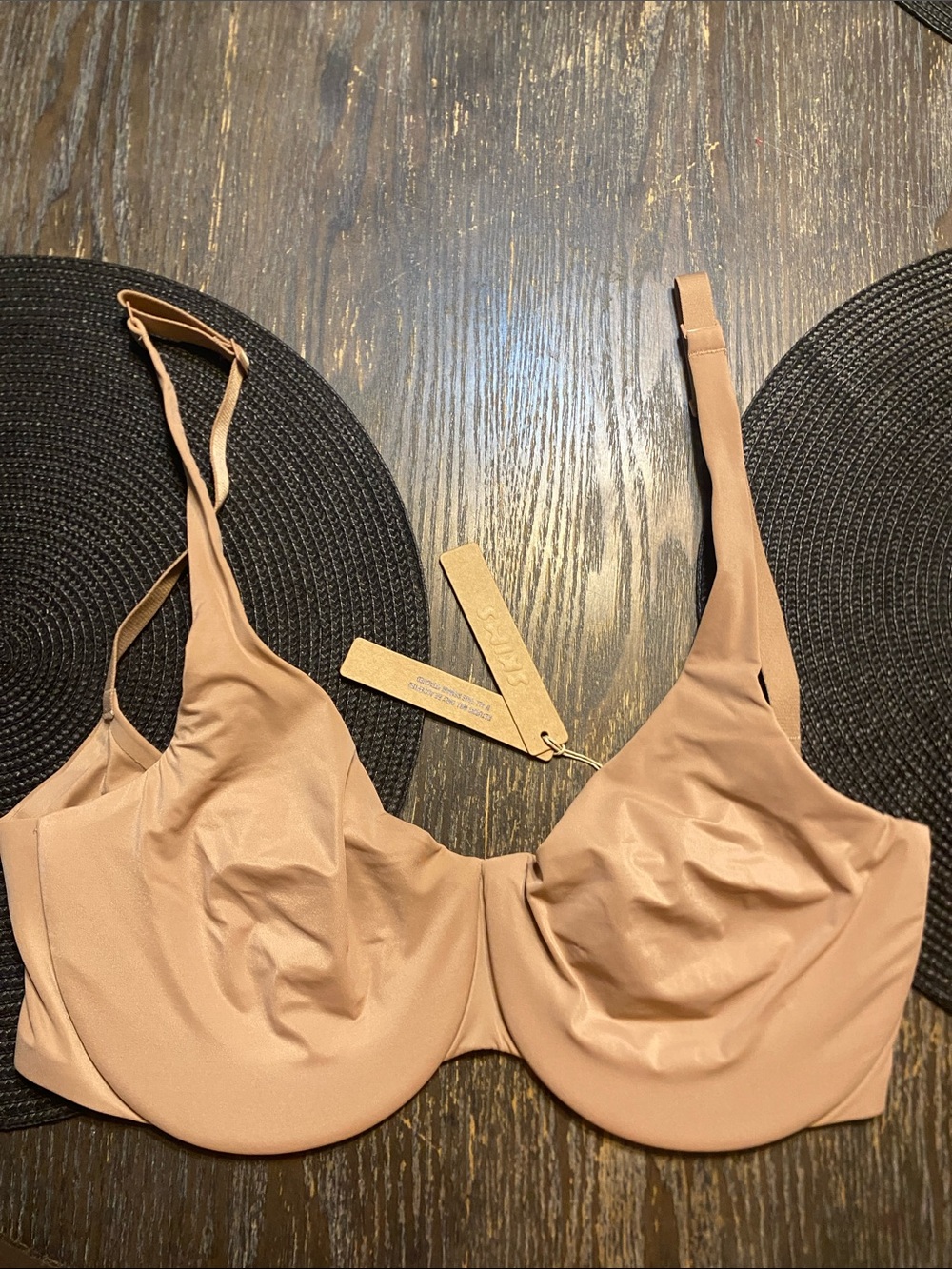 SKIMS Smooth intimate unlined minimized Bra sienna 34DDD NWT
